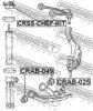 FEBEST CRAB-049 Control Arm-/Trailing Arm Bush